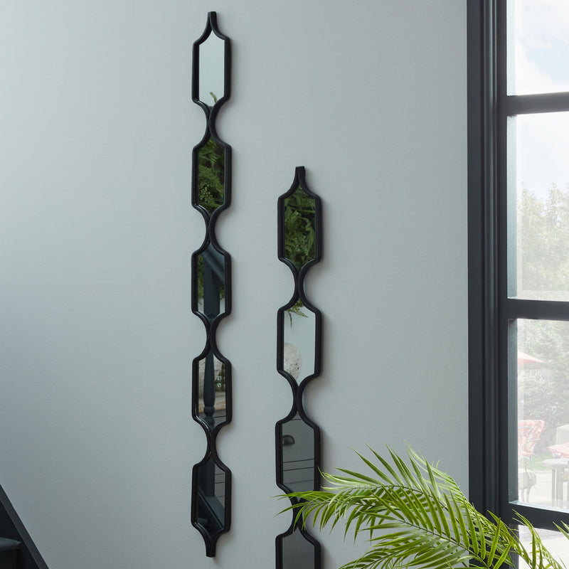 Black Decorative Hanging Mirror