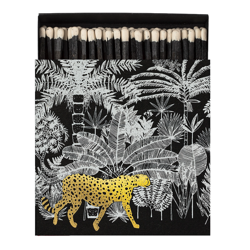 Black Cheetah In Jungle Print Luxury Matches