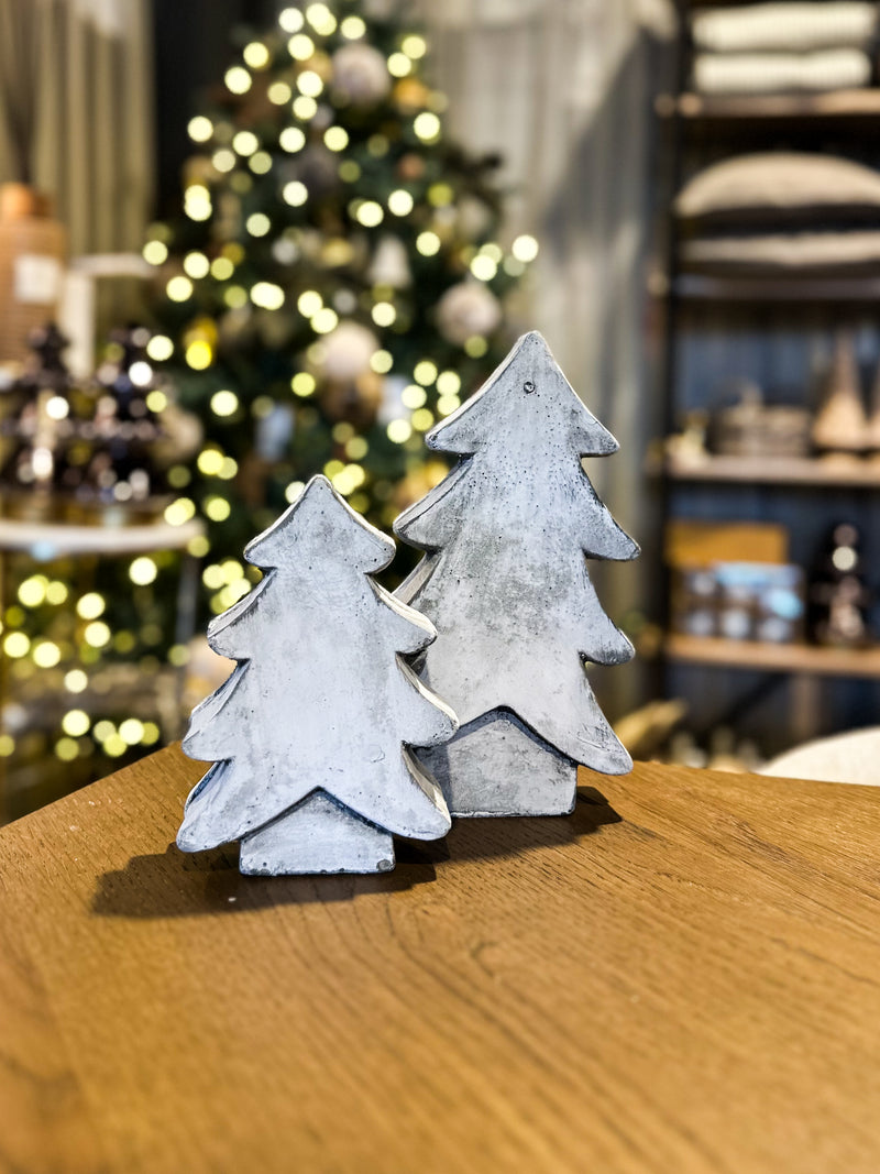 Small Light Grey Ceramic Christmas Tree