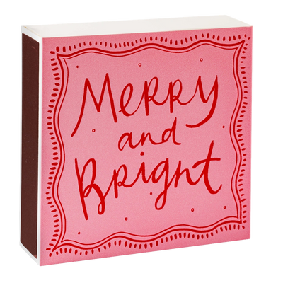 'Merry and Bright' Luxury Print Matches