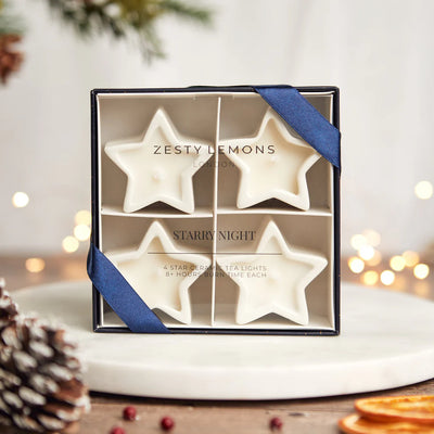 Scandi: S/4 Star Tea Lights