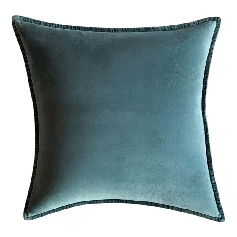 Pacific Green Velvet Cushion 50x50cm