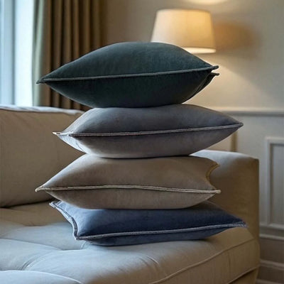 Pacific Green Velvet Cushion 50x50cm
