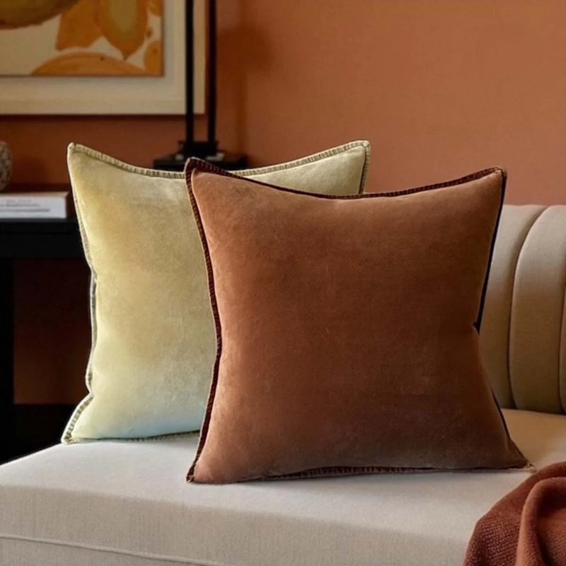Brown Sugar Velvet Cushion 50x50cm