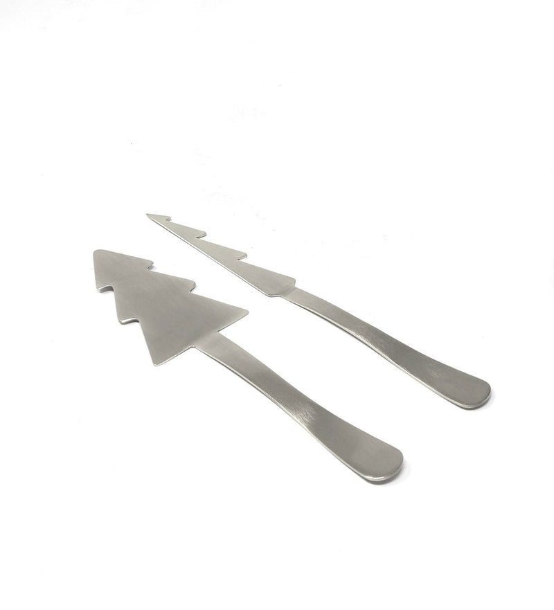 Set of 2 Tree Cake Knives