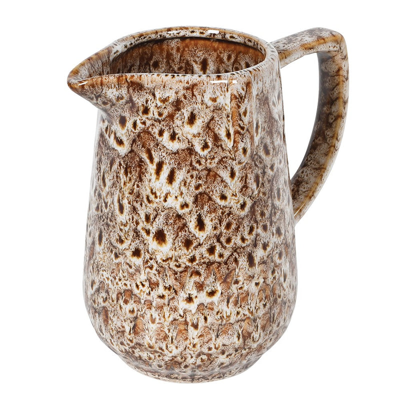 Brown Glazed Speckled Small Jug