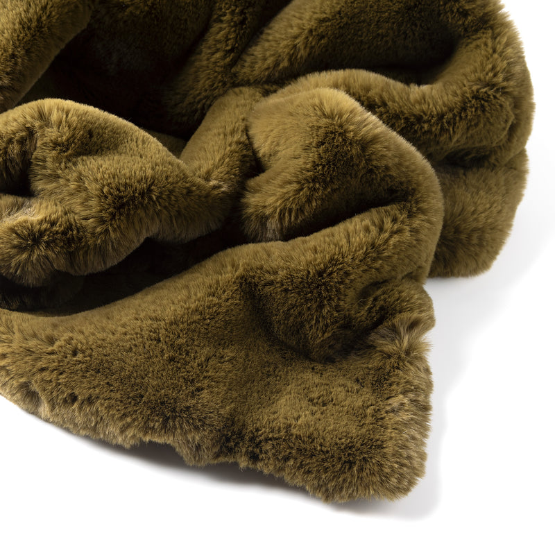 Olive Soft Throw 140x180cm
