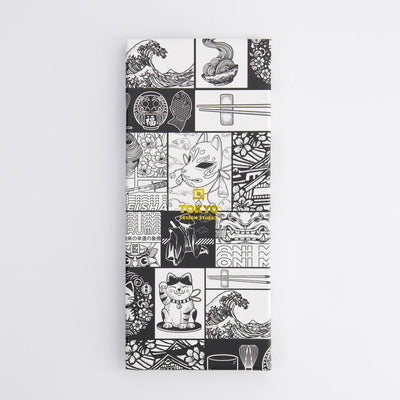 S/5 Tokyo Monochrome Chopstick Giftset