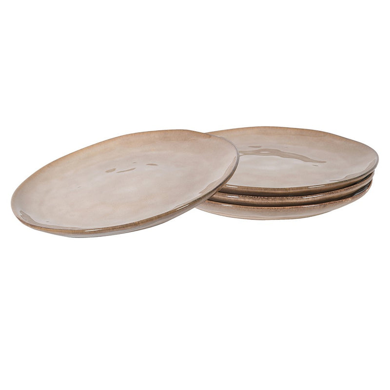 Taupe Organic Dinner Plate