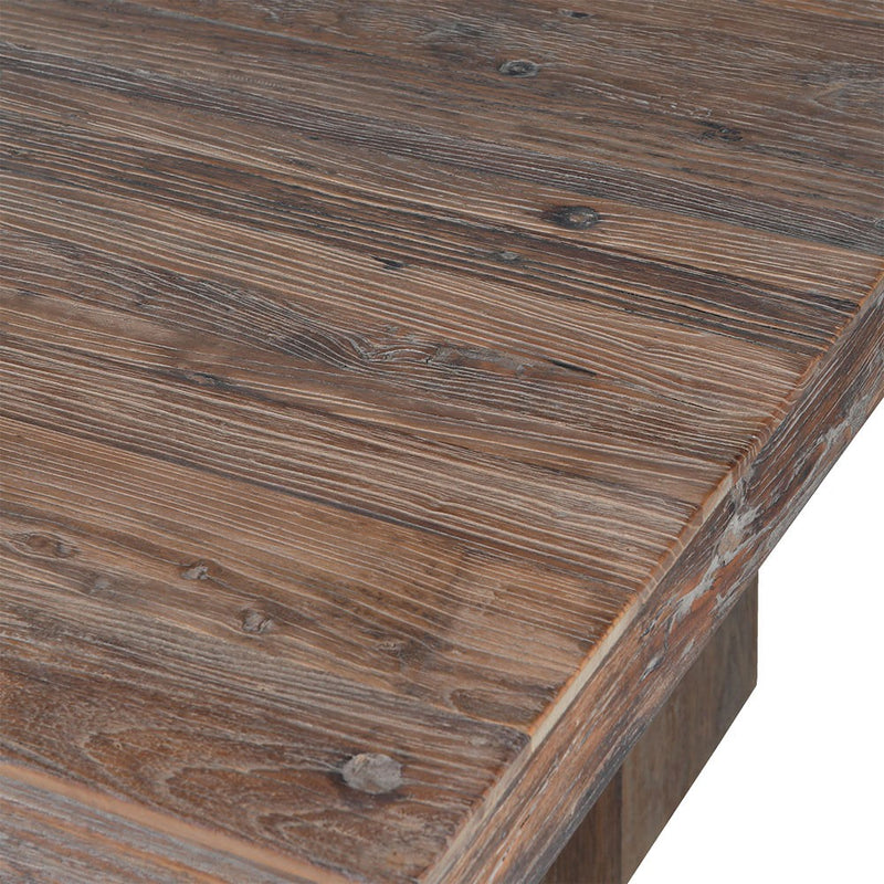 Rustic Elm Dining Table