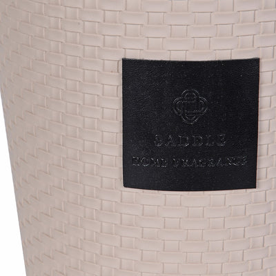 'Saddle' Leather Candle