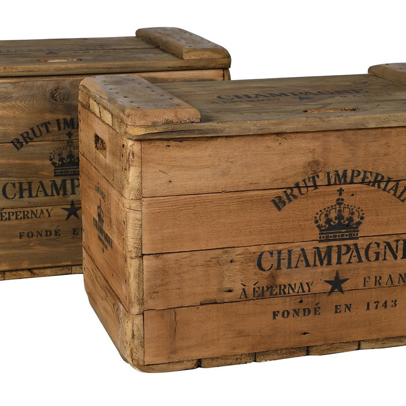 Wooden Champagne Trunk