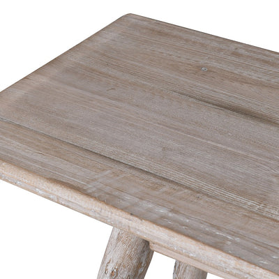 Rustic Oak & Fir Wood Console