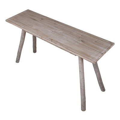 Rustic Oak & Fir Wood Console