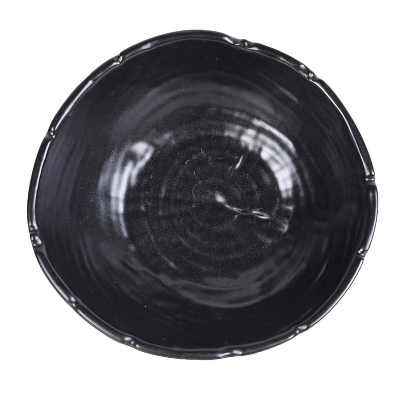 Black Stoneware Dipping Bowl