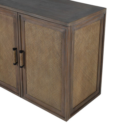 Bayur Wood 4 Door Sideboard