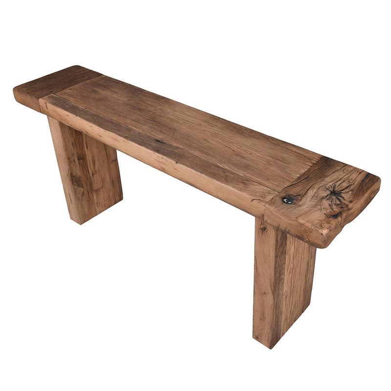 Rustic Oak Console Table