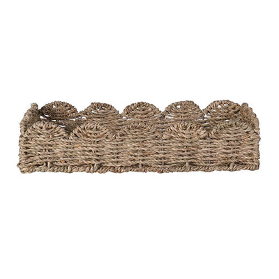 S/2 Scallop Edge Seagrass Trays