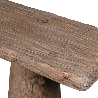 Rustic Tapered Pine Console Table