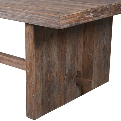 Rustic Elm Dining Table