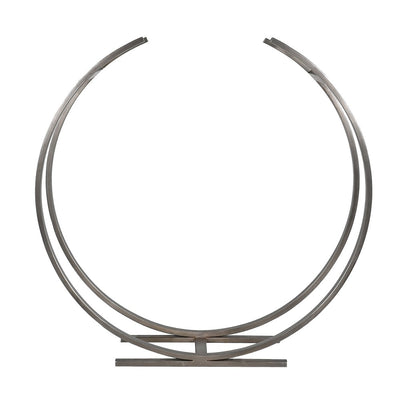 Pewter Crescent Log Holder