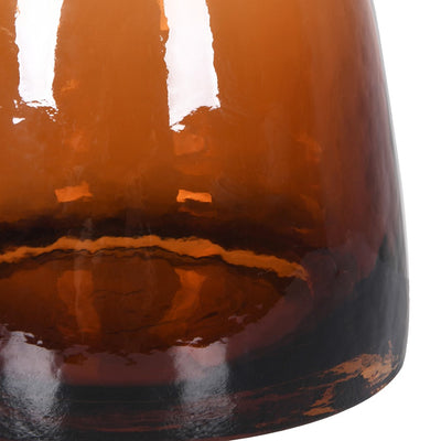 Small Glass Amber Bottle