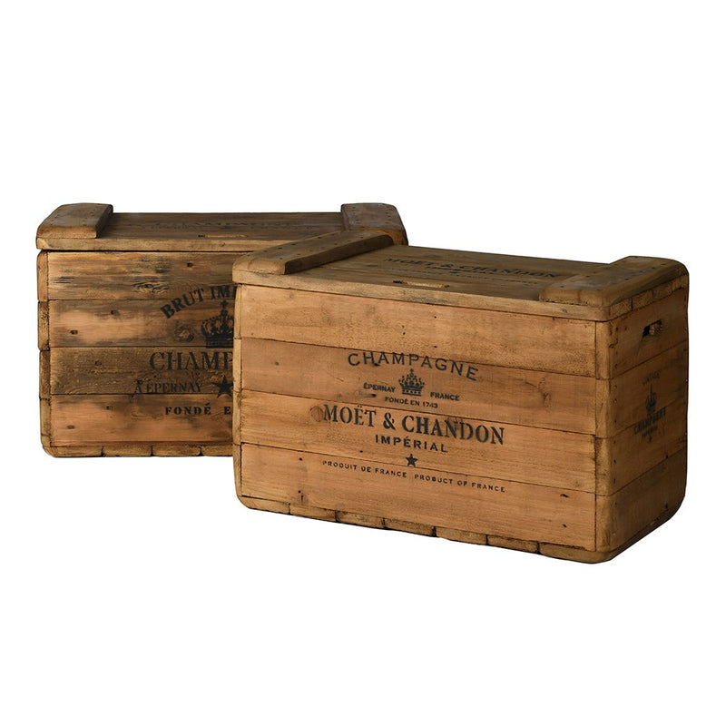 Wooden Champagne Trunk