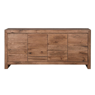 Rustic Oak 4 Door Sideboard