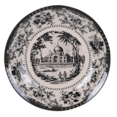 Aged Chinoiserie Printed Cup & Saucer