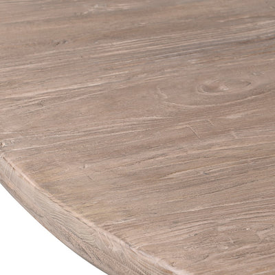 Round Reclaimed Elm Dining Table