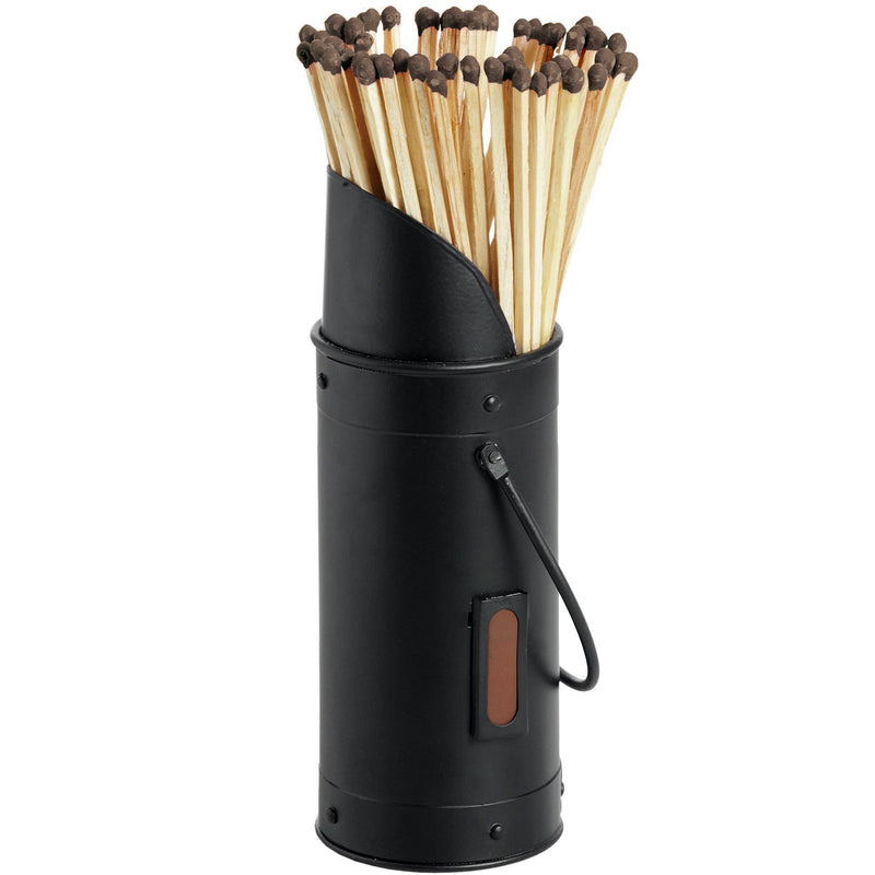 Black Matchstick Holder (60 Matches)