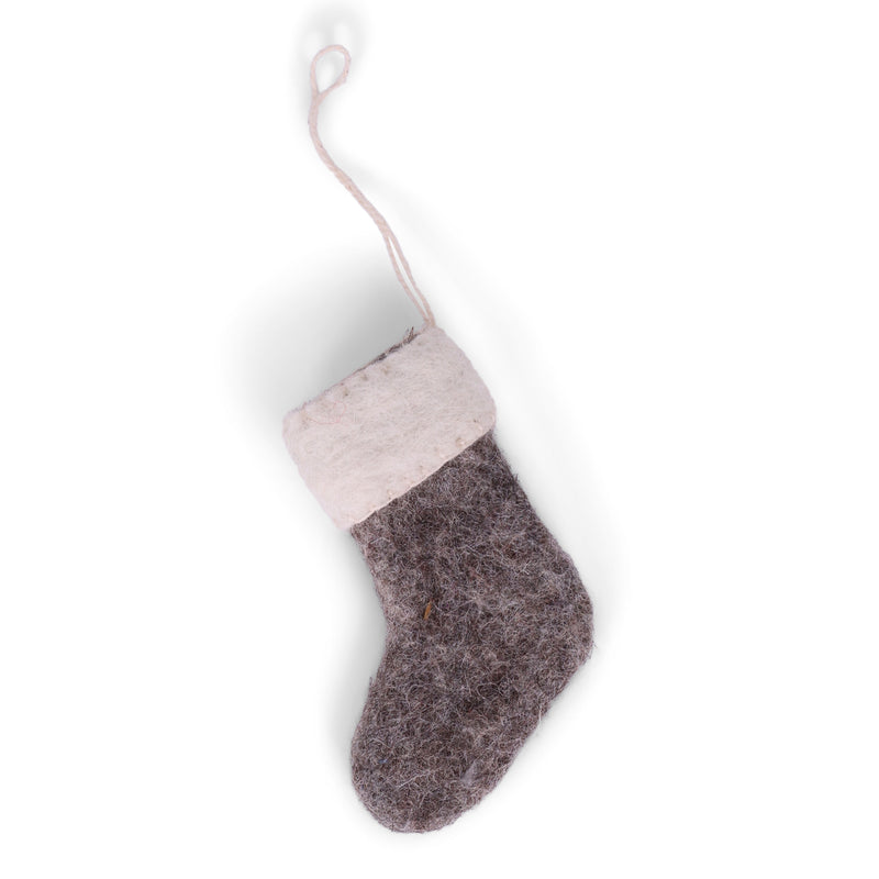 Mini Grey Stocking