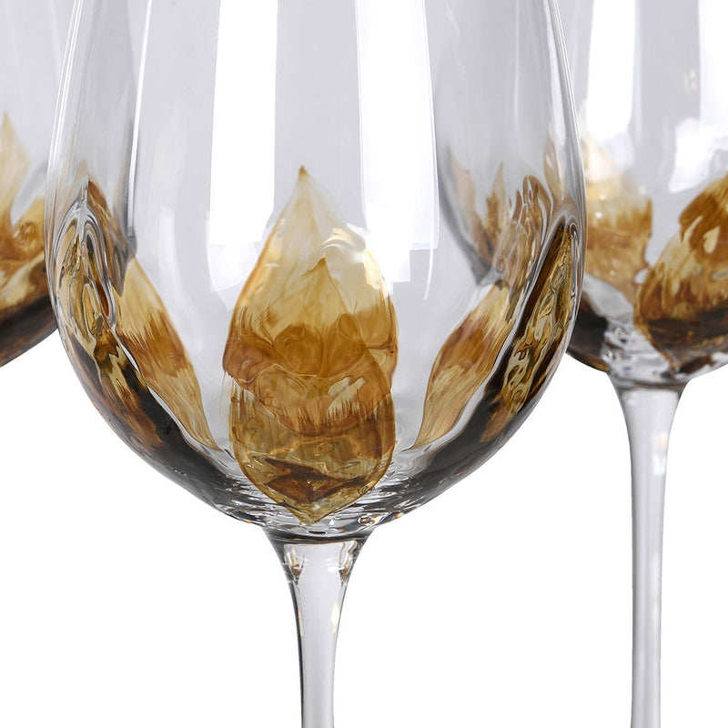 Petal Red Wine Glass