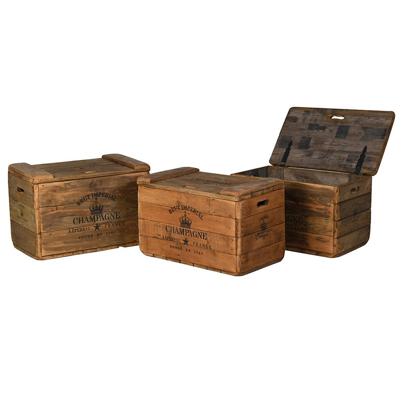 Wooden Champagne Trunk