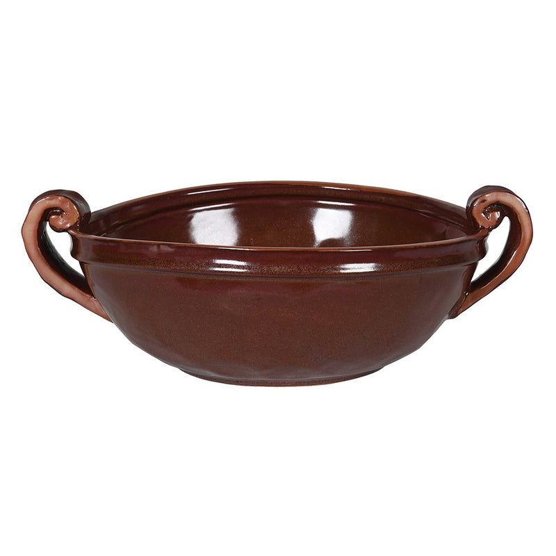 Maroon Stoneware Bowl