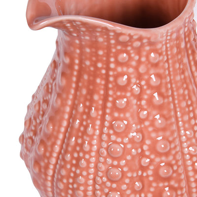 Large Pink Urchin Jug