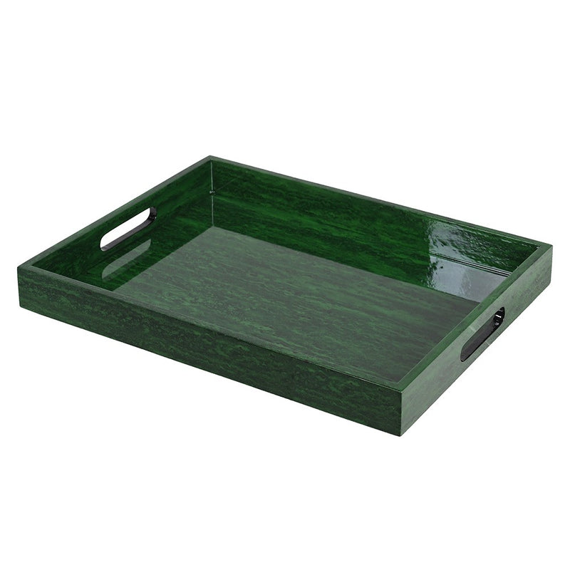 Forest Green Rectangular Tray