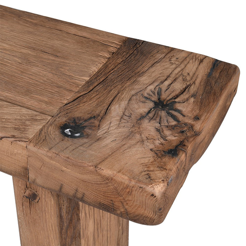 Rustic Oak Console Table