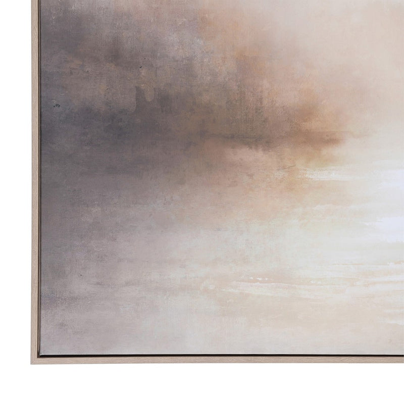 Neutral Misty Landscape Canvas