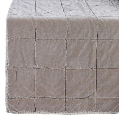 220x240cm Taupe Squares Quilt