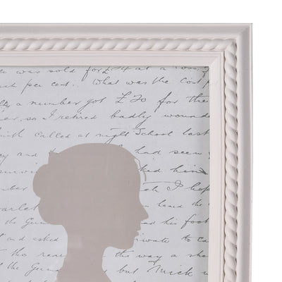 Ivory Etched Photo Frame