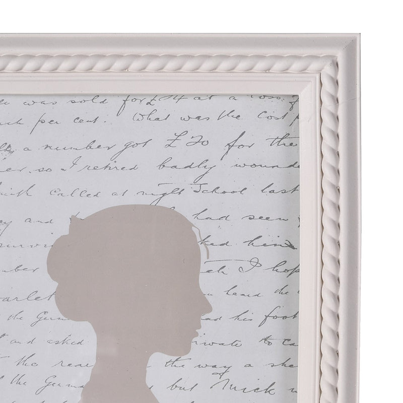 Ivory Etched Photo Frame