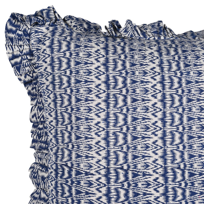 Blue/White Patterned Cushion 45x45cm