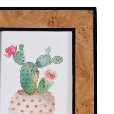 Tan Pattern Photo Frame 5x7
