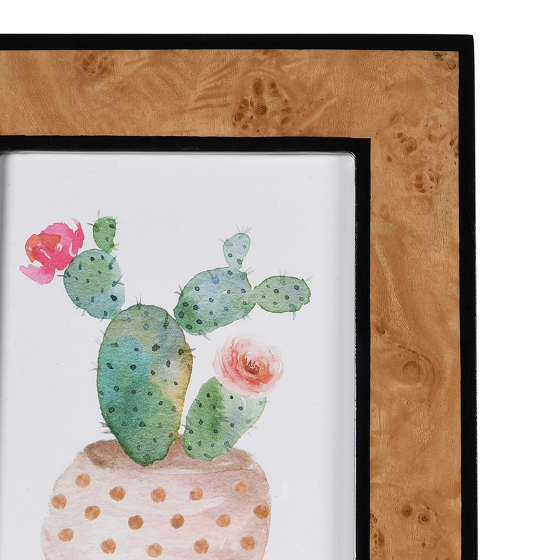 Tan Pattern Photo Frame 5x7