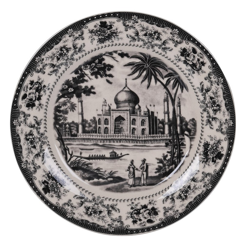 Aged Chinoiserie Printed Plate