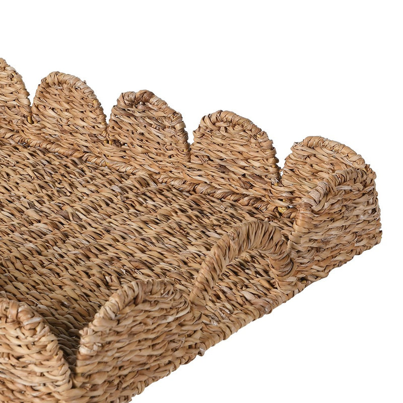 Scalloped Seagrass Tray