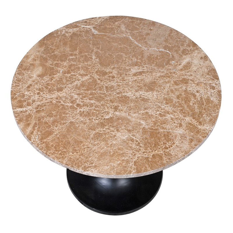 Marble Top Round Side Table