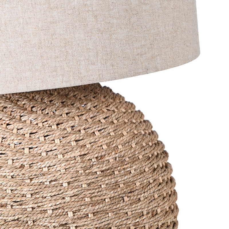 Rattan Orb Table Lamp