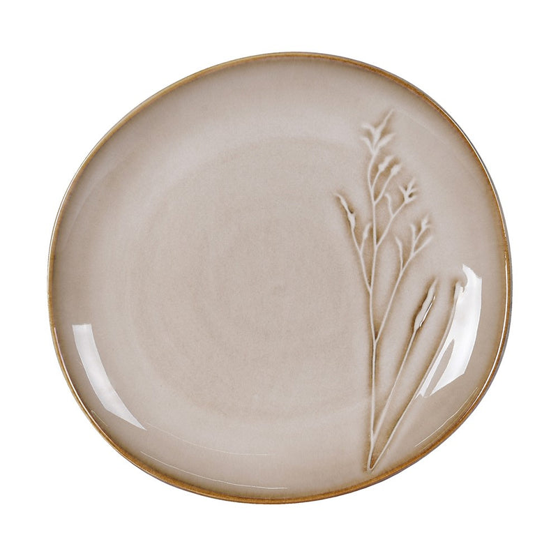 Beige Barley Dinner Plate